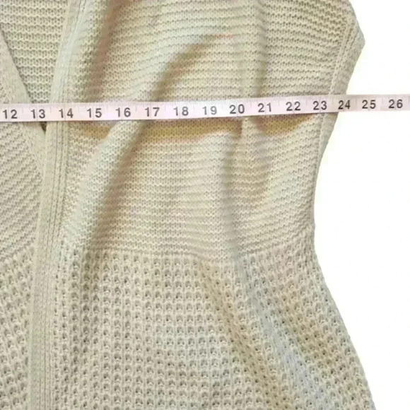 California moonrise open knit cardigan poncho style hoodie size xs - Picture 7 of 9